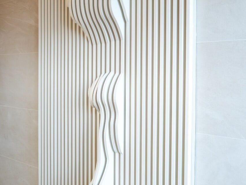 Riflaje decorative pentru perete din MDF realizate la comandă Panou Decorativ 3D Tablou Parametric Vila Home Design