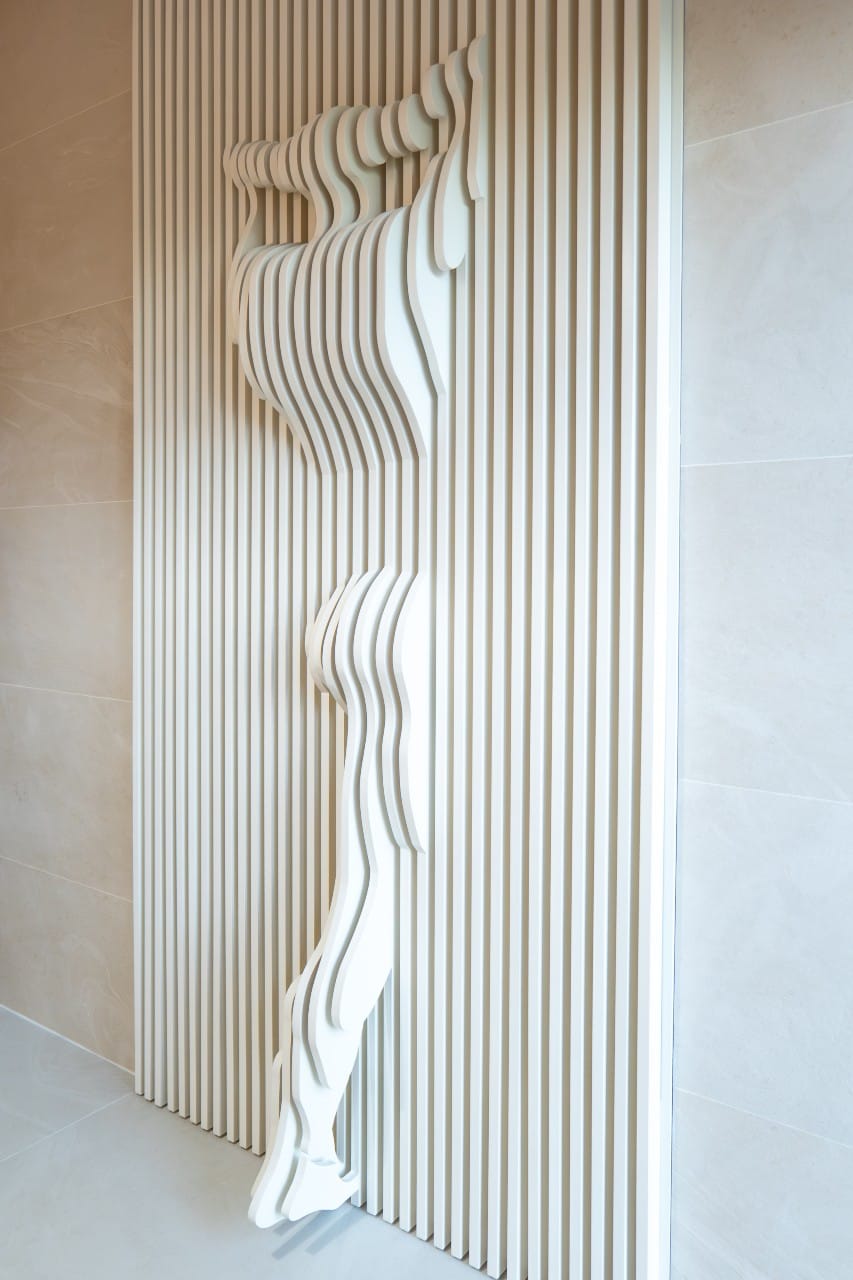 Riflaje decorative pentru perete din MDF realizate la comandă Panou Decorativ 3D Tablou Parametric Vila Home Design