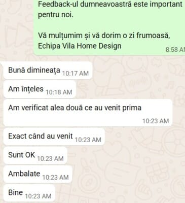 Recenzii Whatsapp Vila Home Design