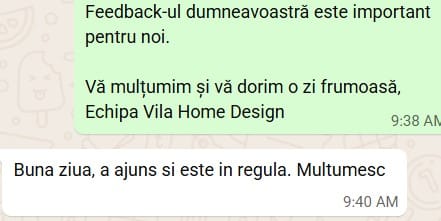 Recenzii Whatsapp Vila Home Design