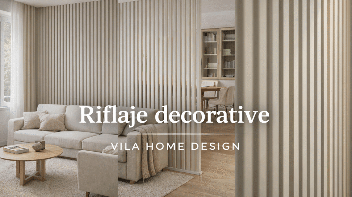 Riflaj Felm Decorativ Vila Home Design