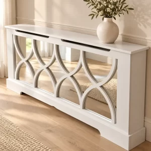 Mască de calorifer Doha cu oglindă și model geometric, Vila Home Design